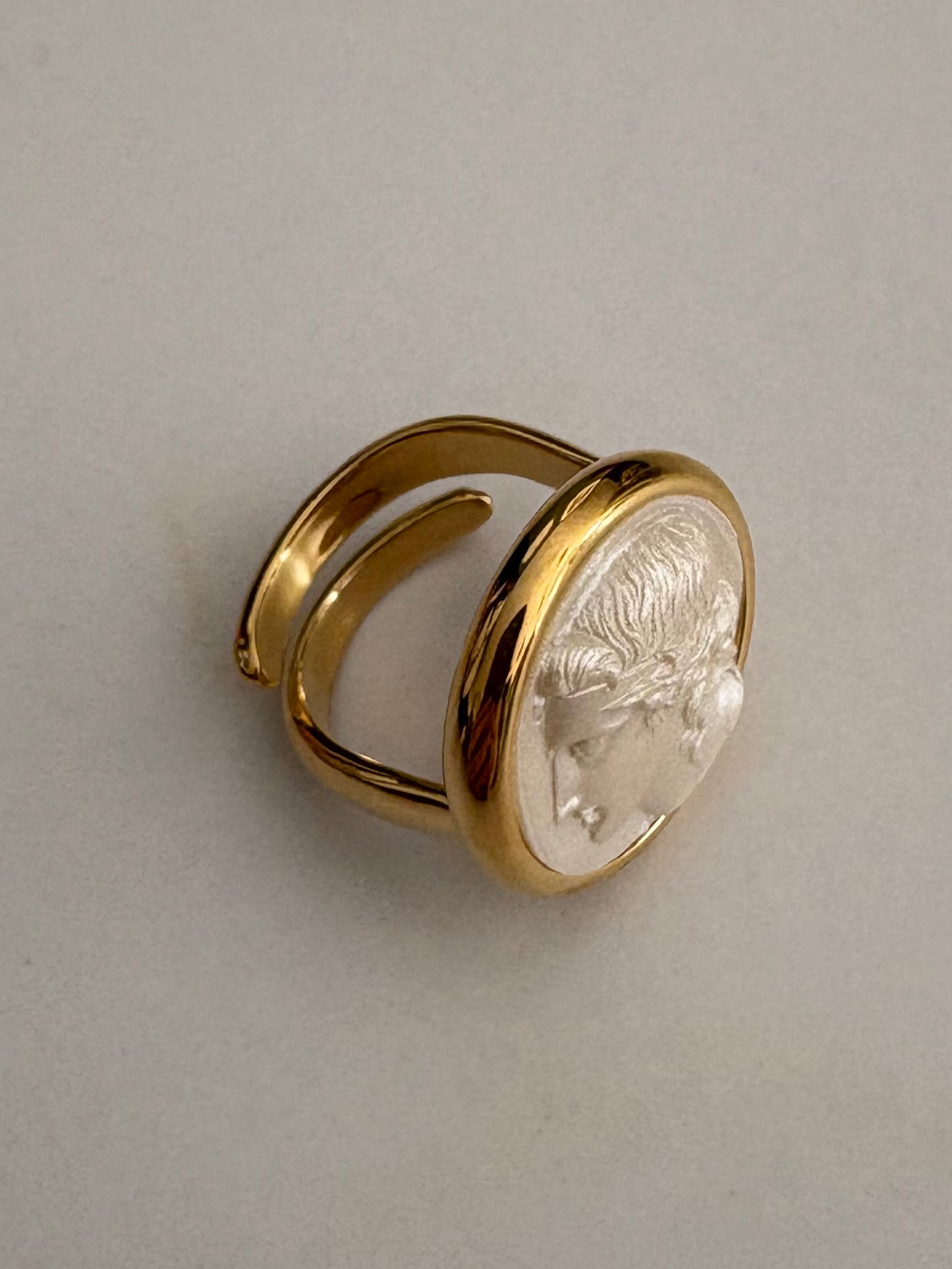 Bague Réglable Pollux Nacre - Grand Tour