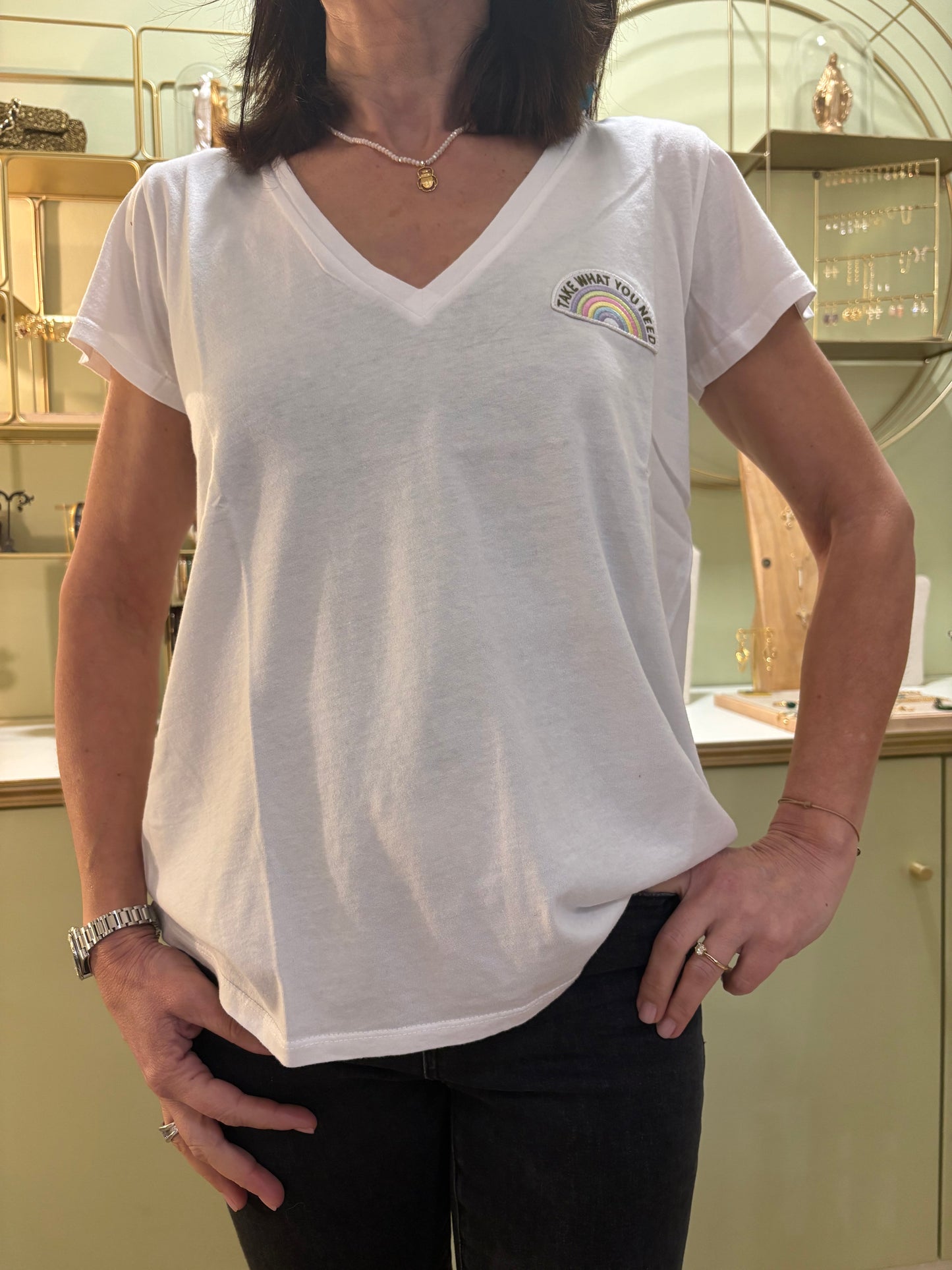 T-Shirt Elen - Blanc - One Tee