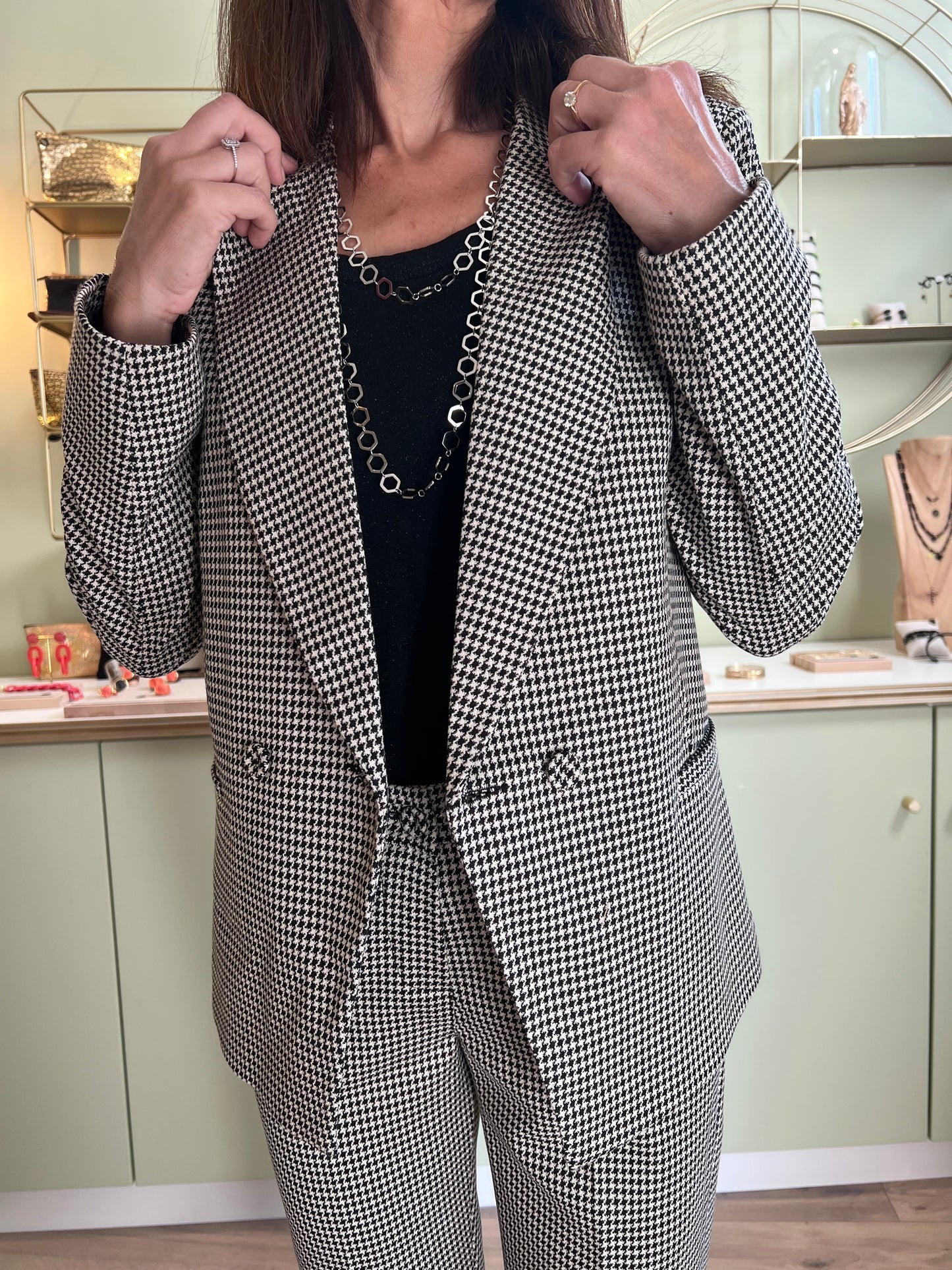 Blazer Pied de Poule Lurex Britanny - Pako Litto