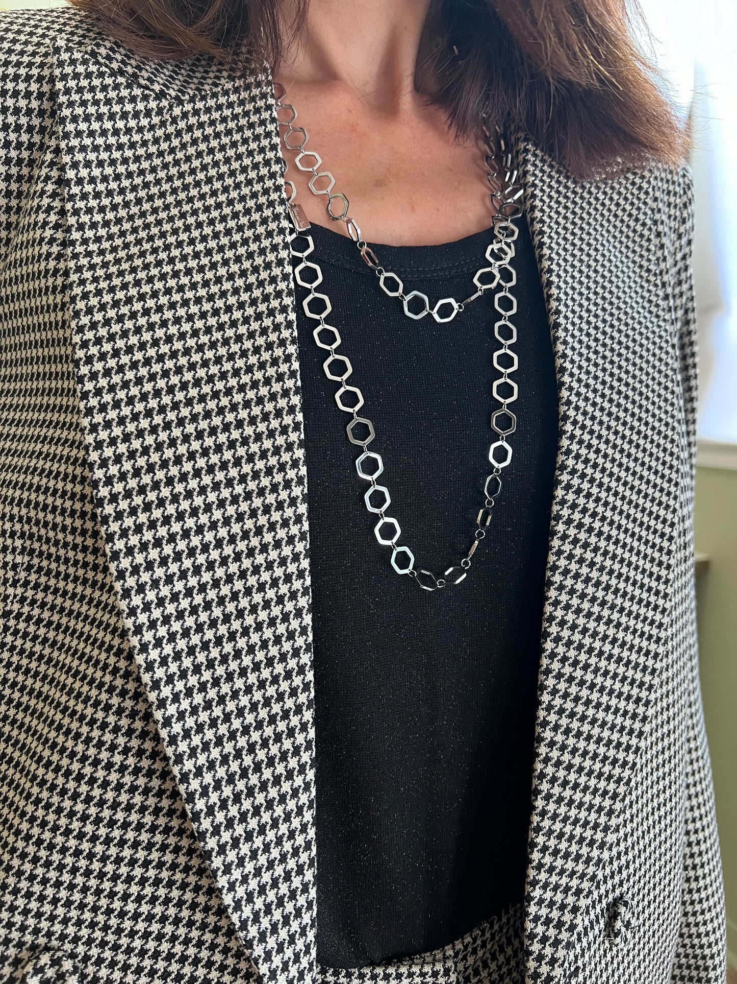 Blazer Pied de Poule Lurex Britanny - Pako Litto