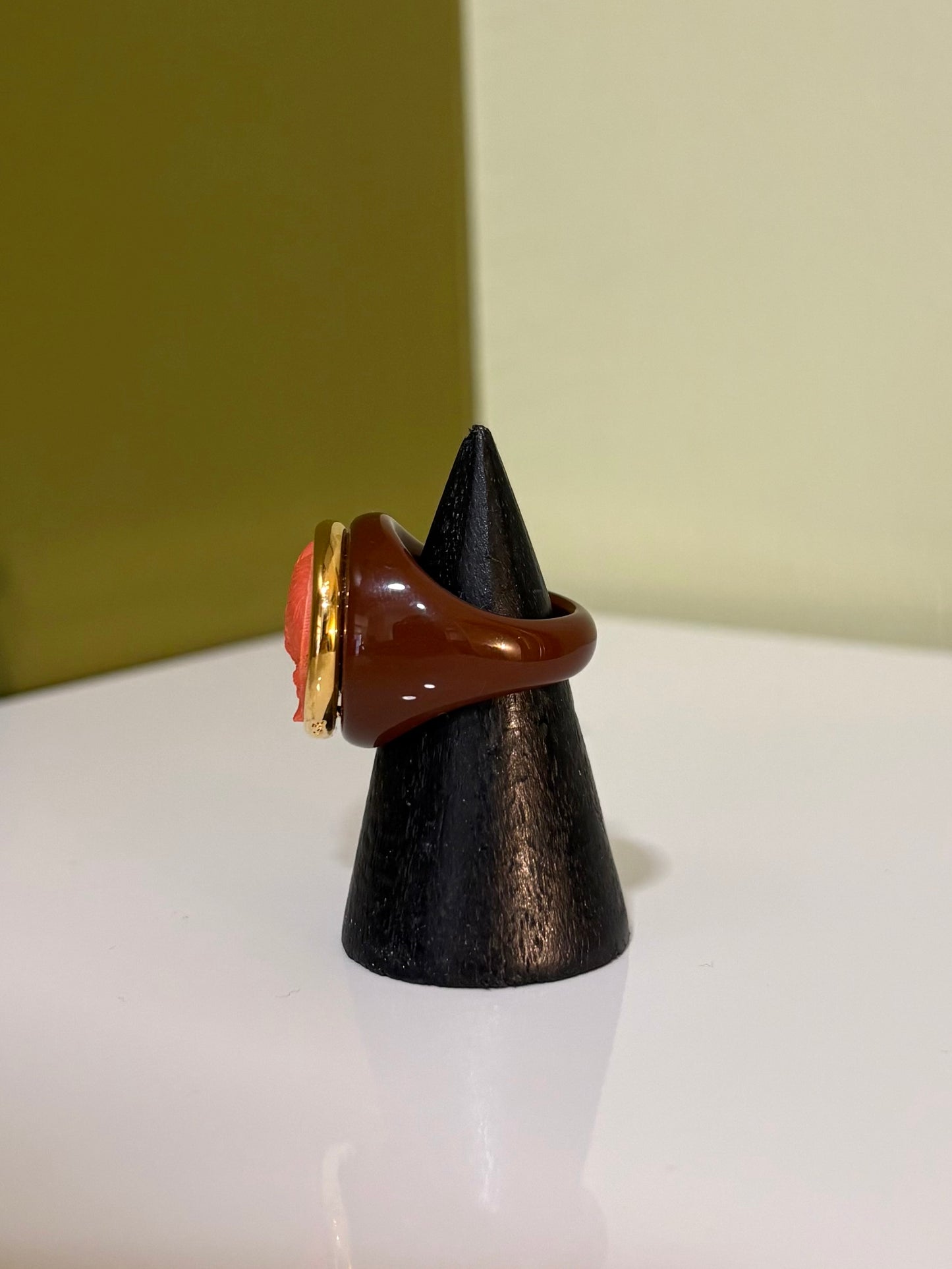 Bague Pollux - Orange - Grand Tour Collection