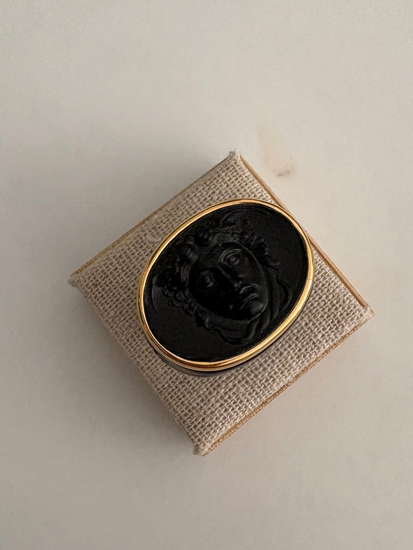 Bague Médusa Noire - Grand Tour