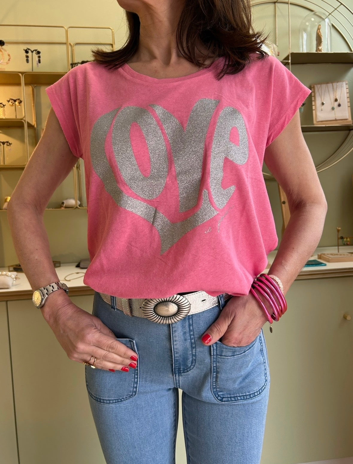 T-Shirt Anna - Rose - One Tee