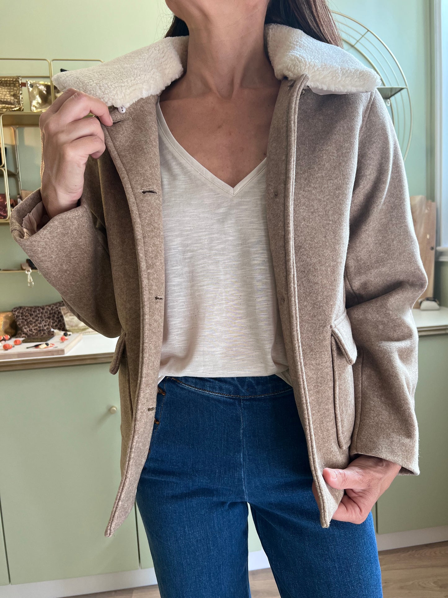 Manteau Nattie - Beige - La Petite Étoile