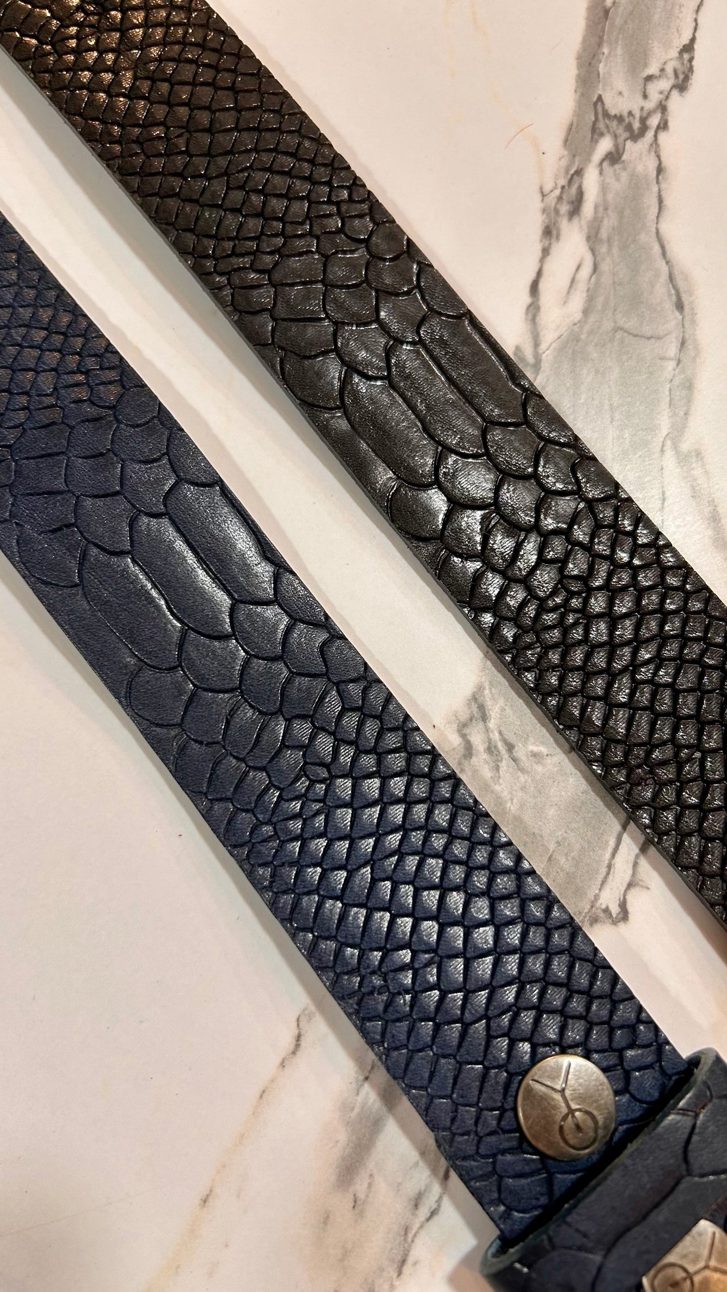 Cuir de Ceinture Python - 40mm