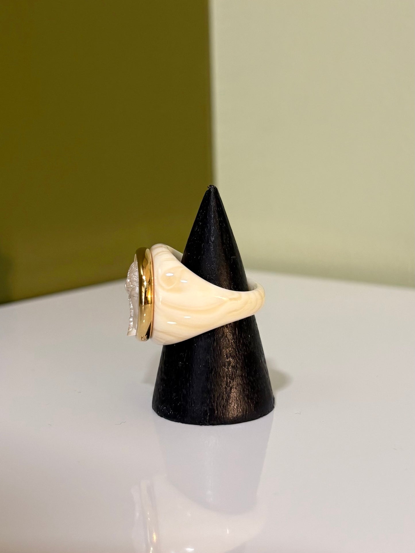 Bague Dionysos - Ivoire - Grand Tour Collection