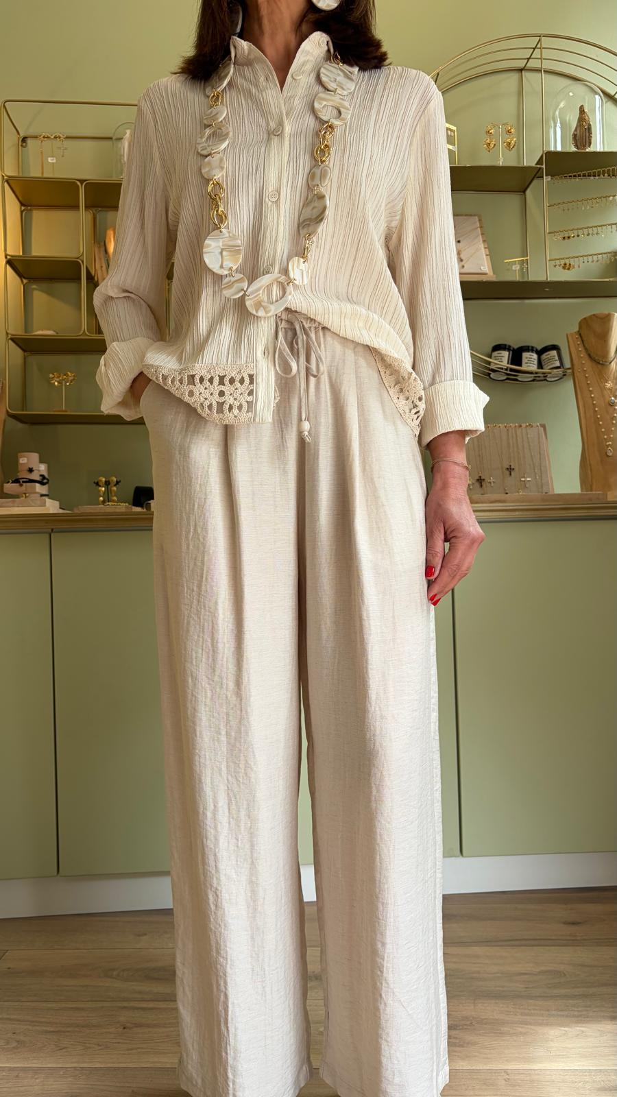 Pantalon Cameron - Écru - Art Love