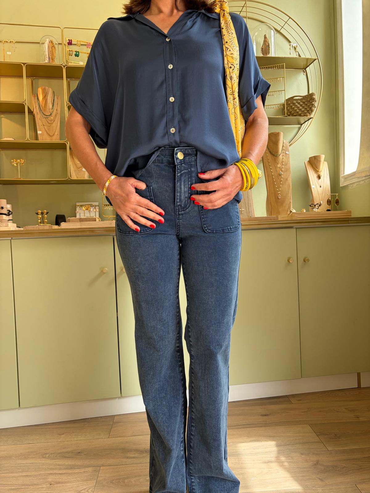 Chemise Évangélina - Denim - Pako Litto