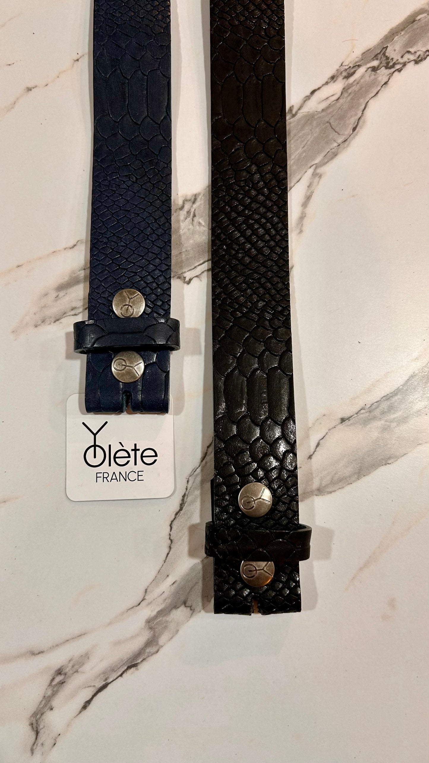 Cuir de Ceinture Python - 40mm
