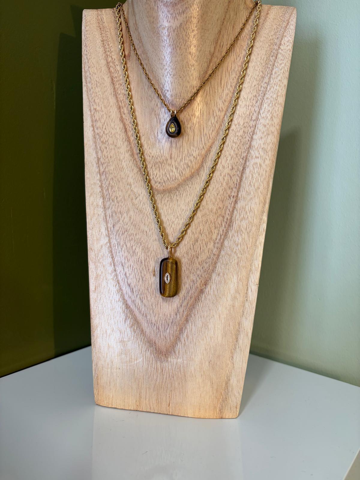 Collier Oeil de Tigre - Coco Loizo