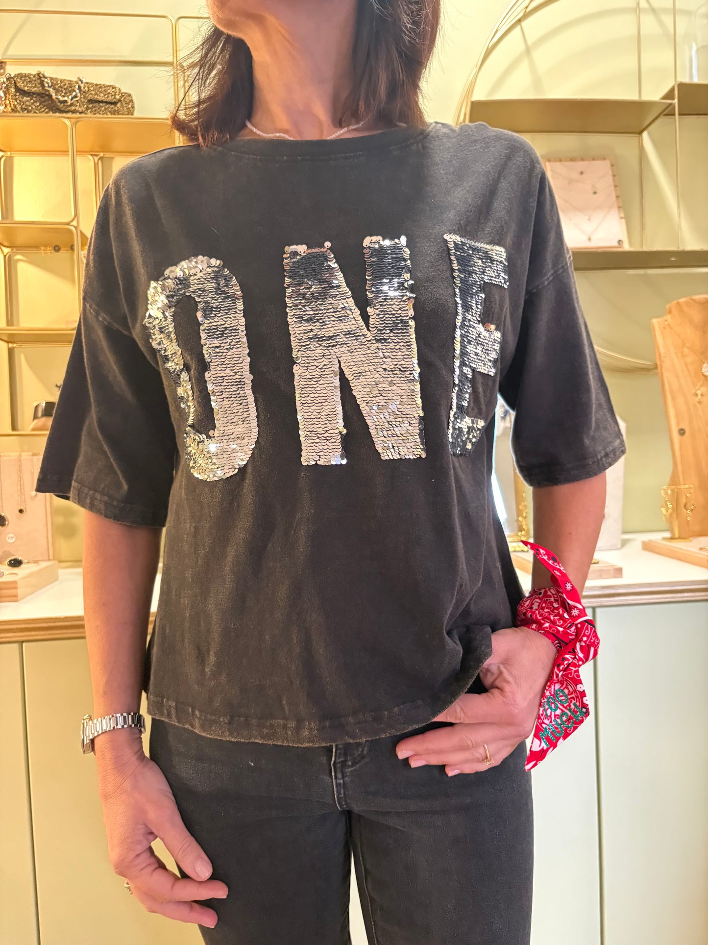 T-Shirt Alan - Carbone - One Tee