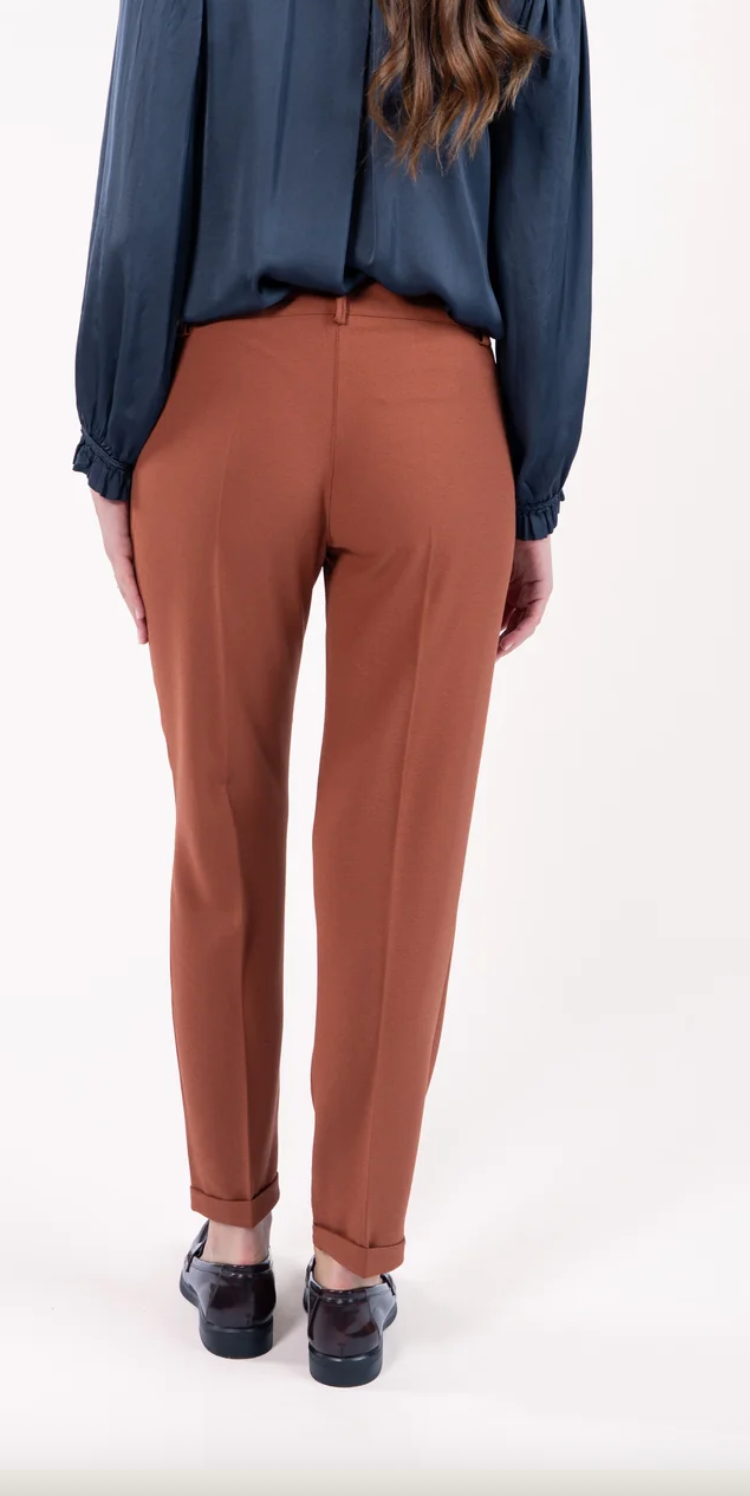 Pantalon Cigarette Elsa - Cannelle - Pako Litto