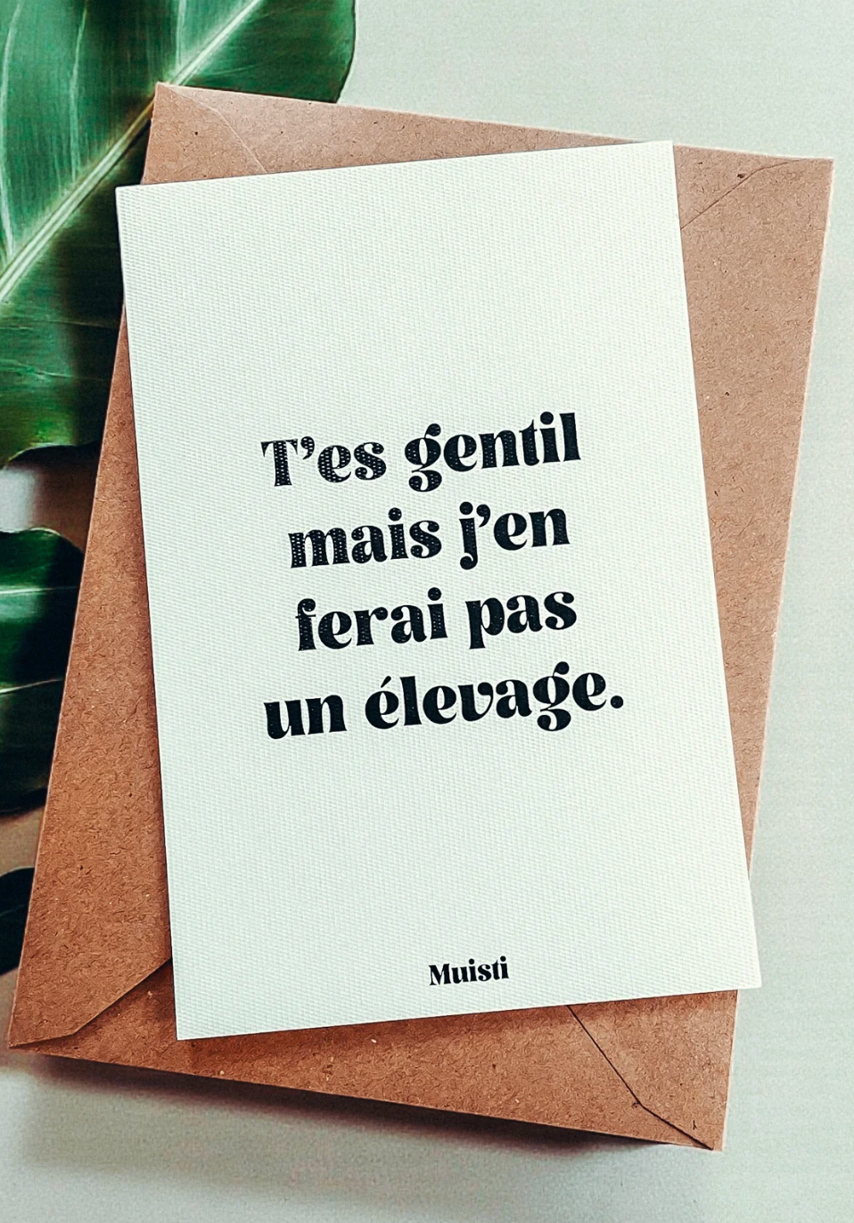 Carte Postale - T'es gentil mais... - Muisti
