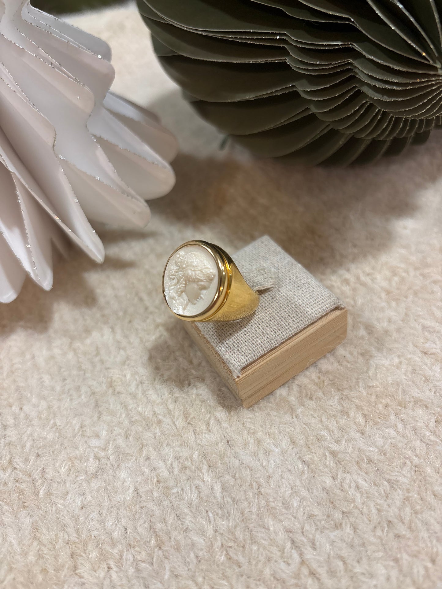 Bague Luxury Dionysos - Ivoire - Grand Tour Collection