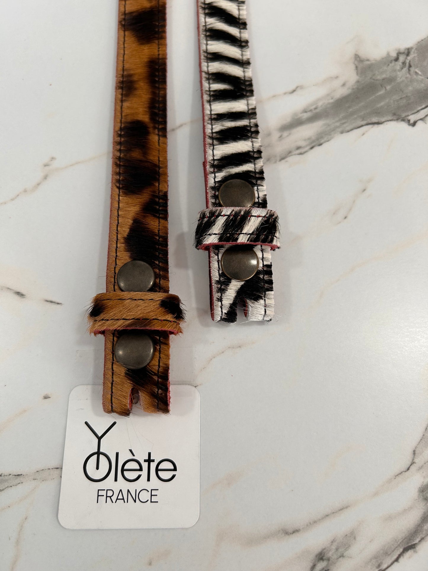 Cuir de Ceinture Animal - 25mm