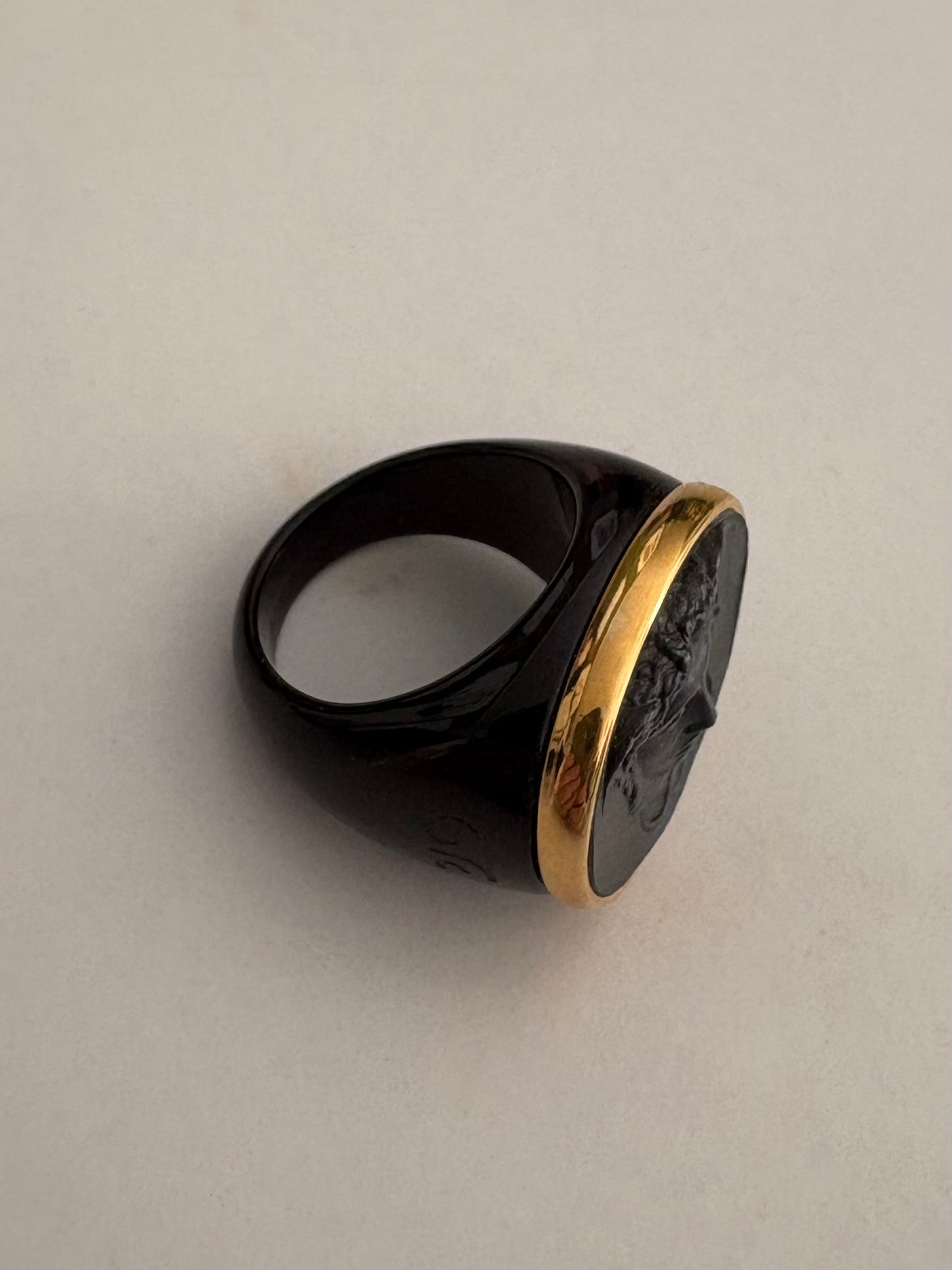 Bague Médusa Noire - Grand Tour