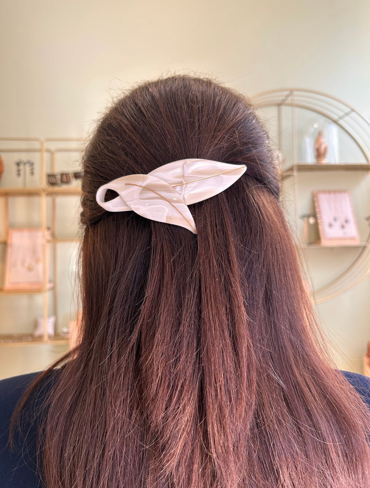 Barrette Aliya - Ivoire - Francine Bramli