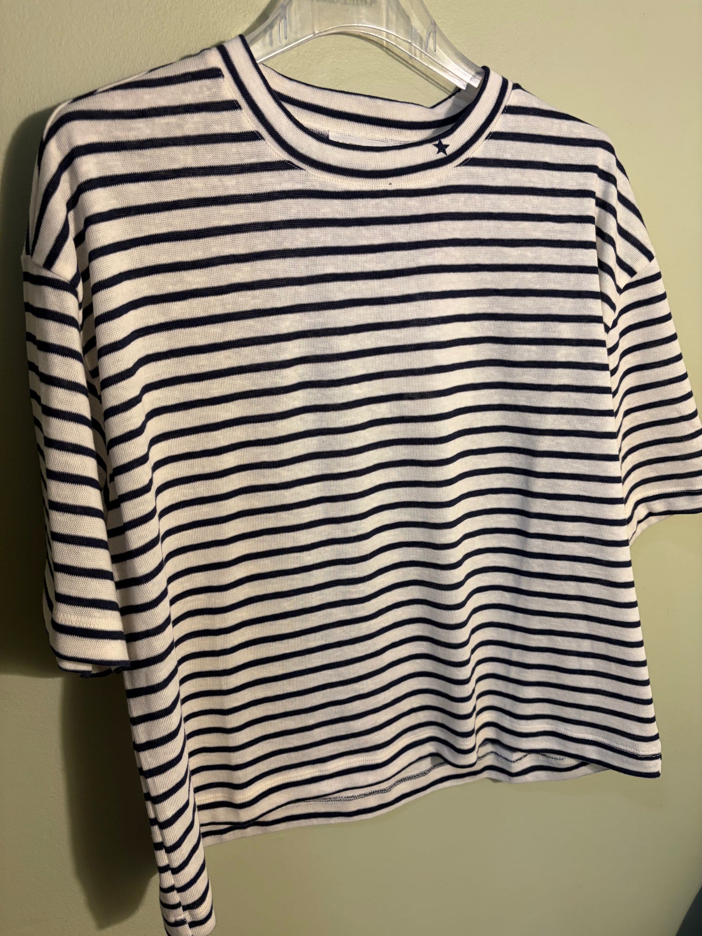 T-Shirt Tais - Ecru & Marine - La Petite Étoile