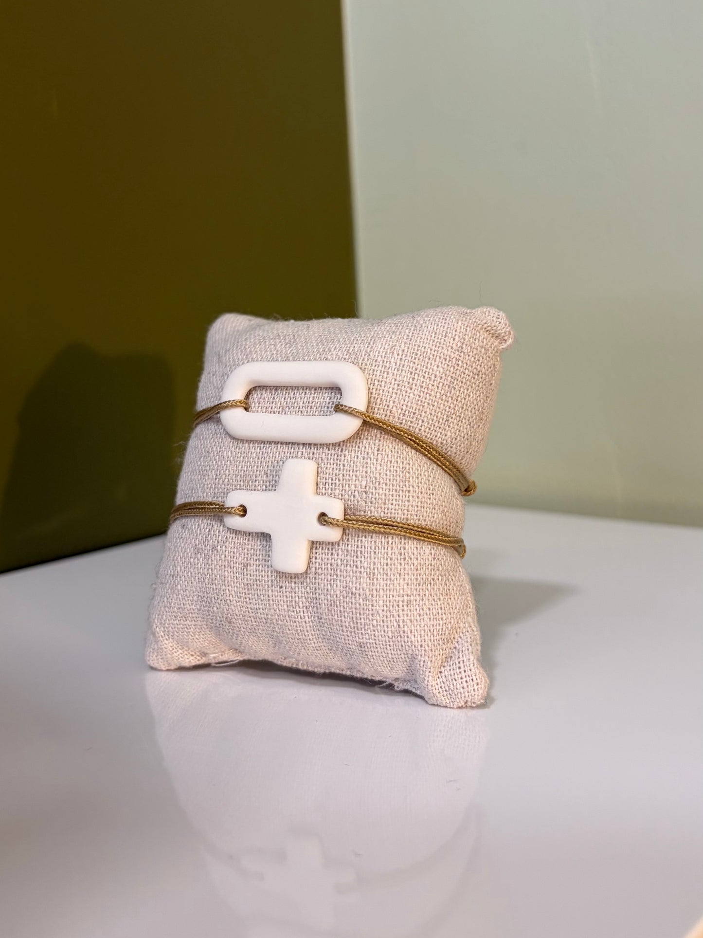 Bracelet Réglable - Céramique Blanche - Maison Joseph