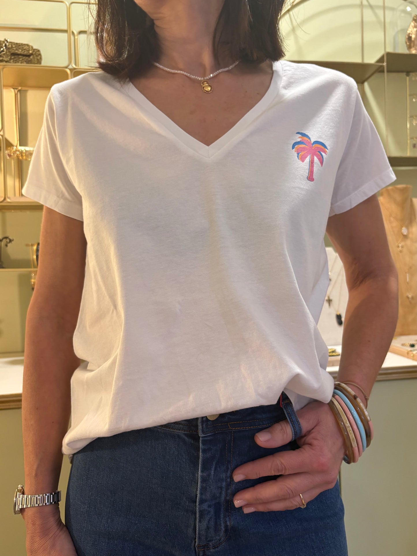 T-Shirt Halina - Blanc - One Tee