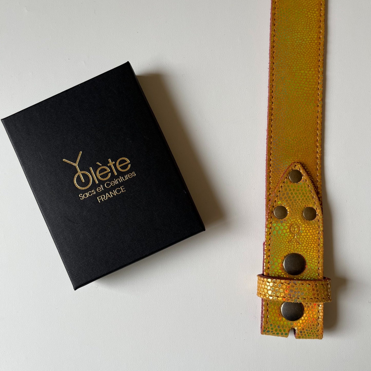 Cuir de Ceinture Snake - 40 mm