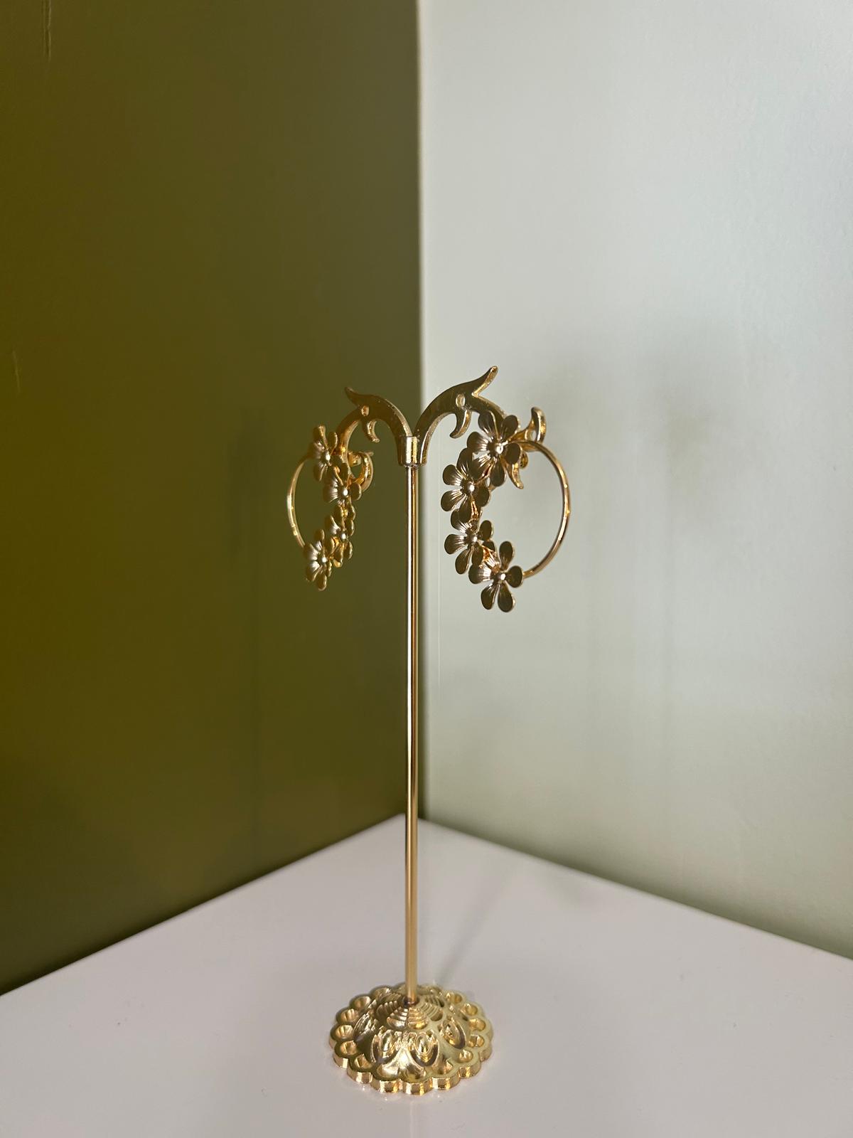 Boucles d'Oreilles Ophélie - Laiton - Les Petites Pampilles