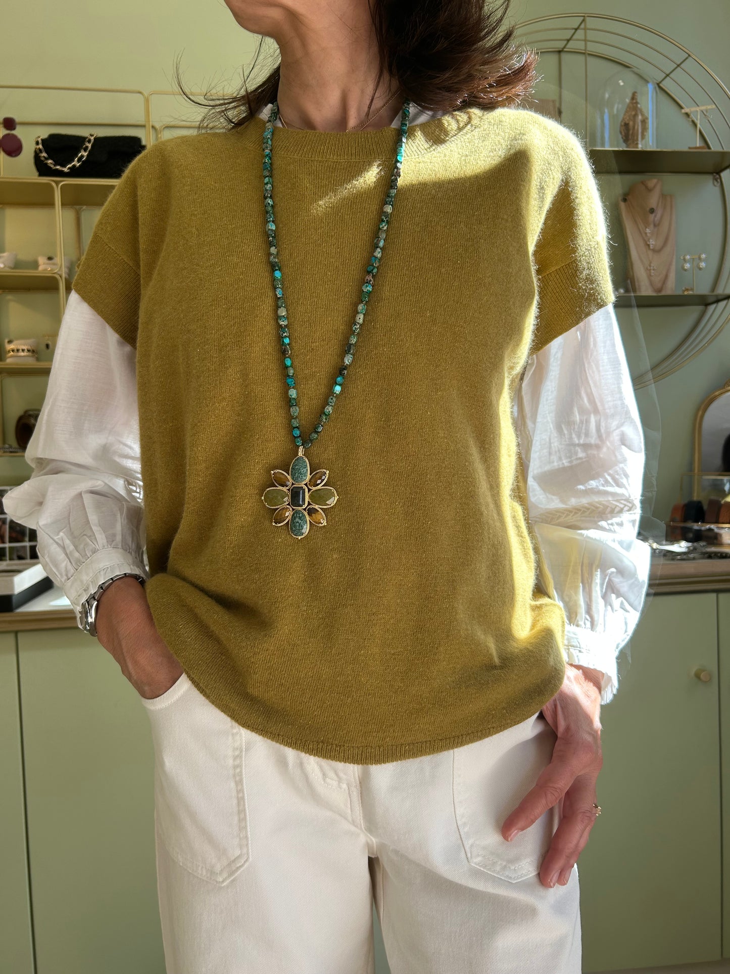 Pull Charlize - Olive - ArtLove