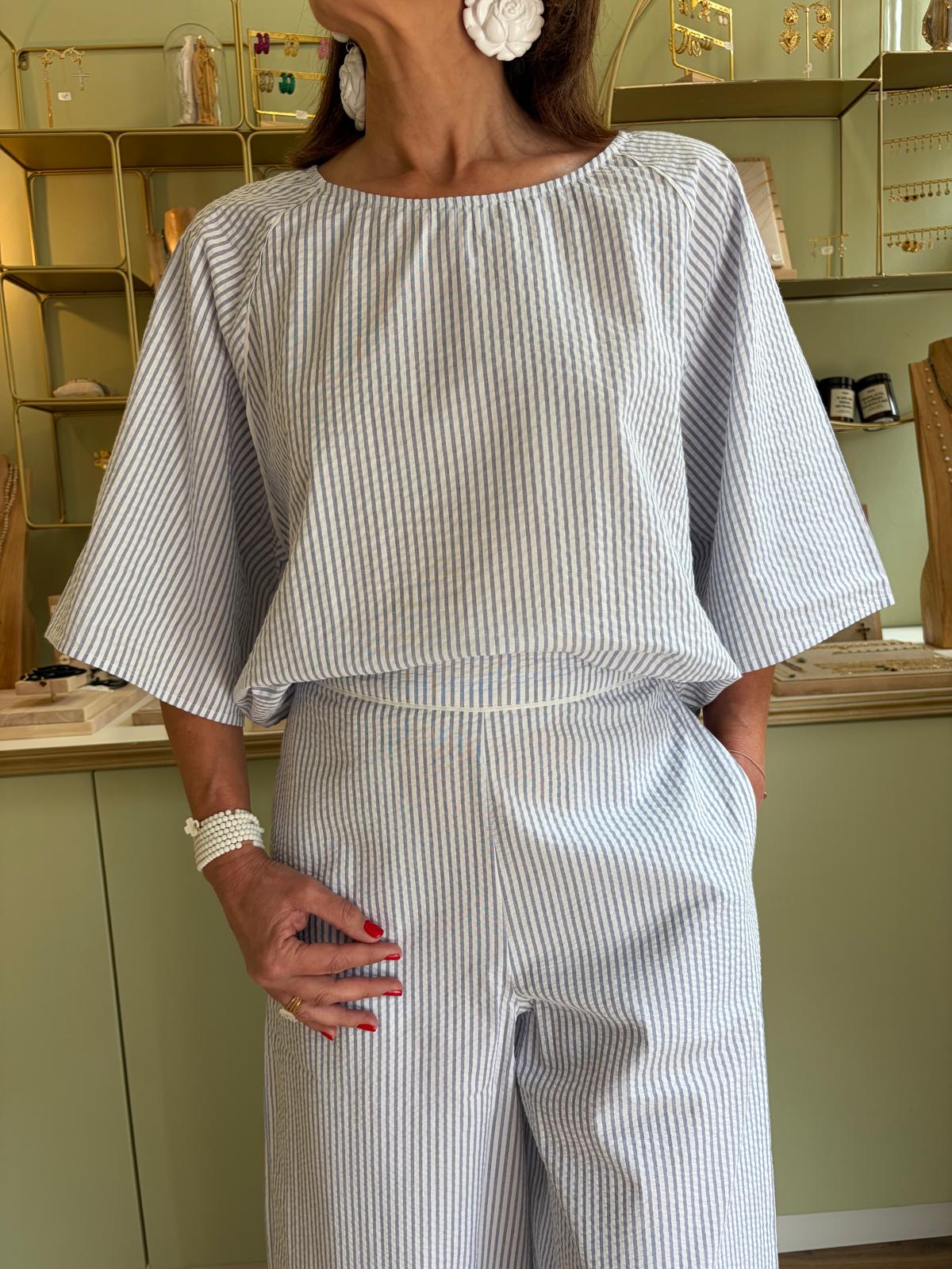 Blouse Large Louisa - Rayé - Zilch