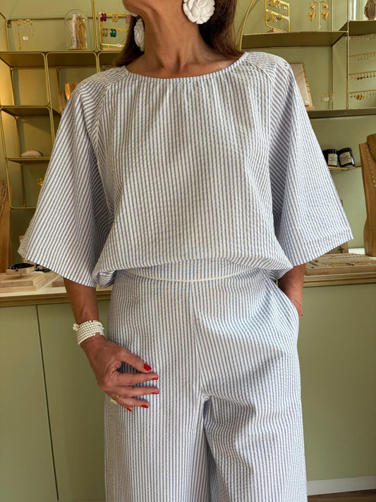 Blouse Large Louisa - Rayé - Zilch