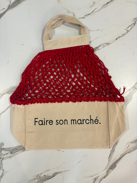 Faire Son Marché Rouge M 🍓- Shoppinette