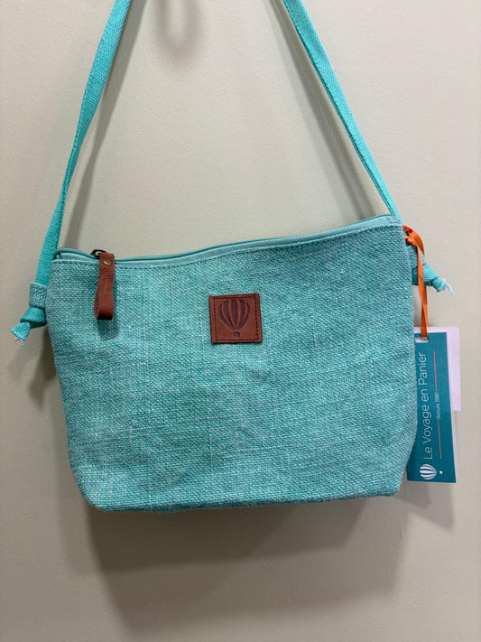 Porté Travers Frieda - Aqua - Le Voyage en Panier