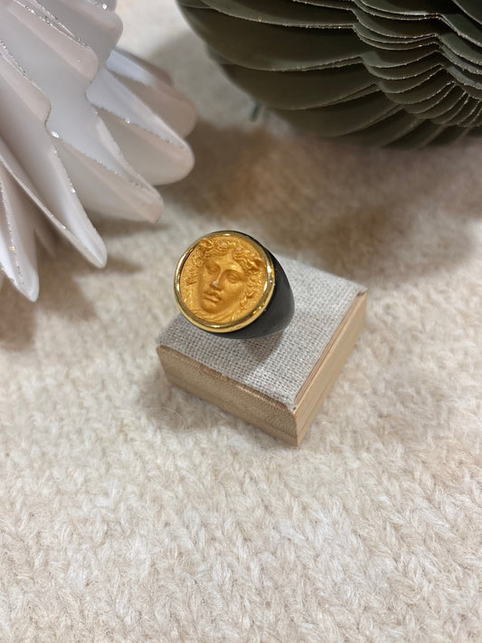 Bague Médusa - Moutarde - Grand Tour Collection