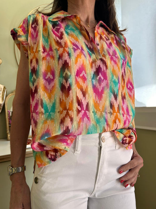 Blouse Marion - Orange - Art Love