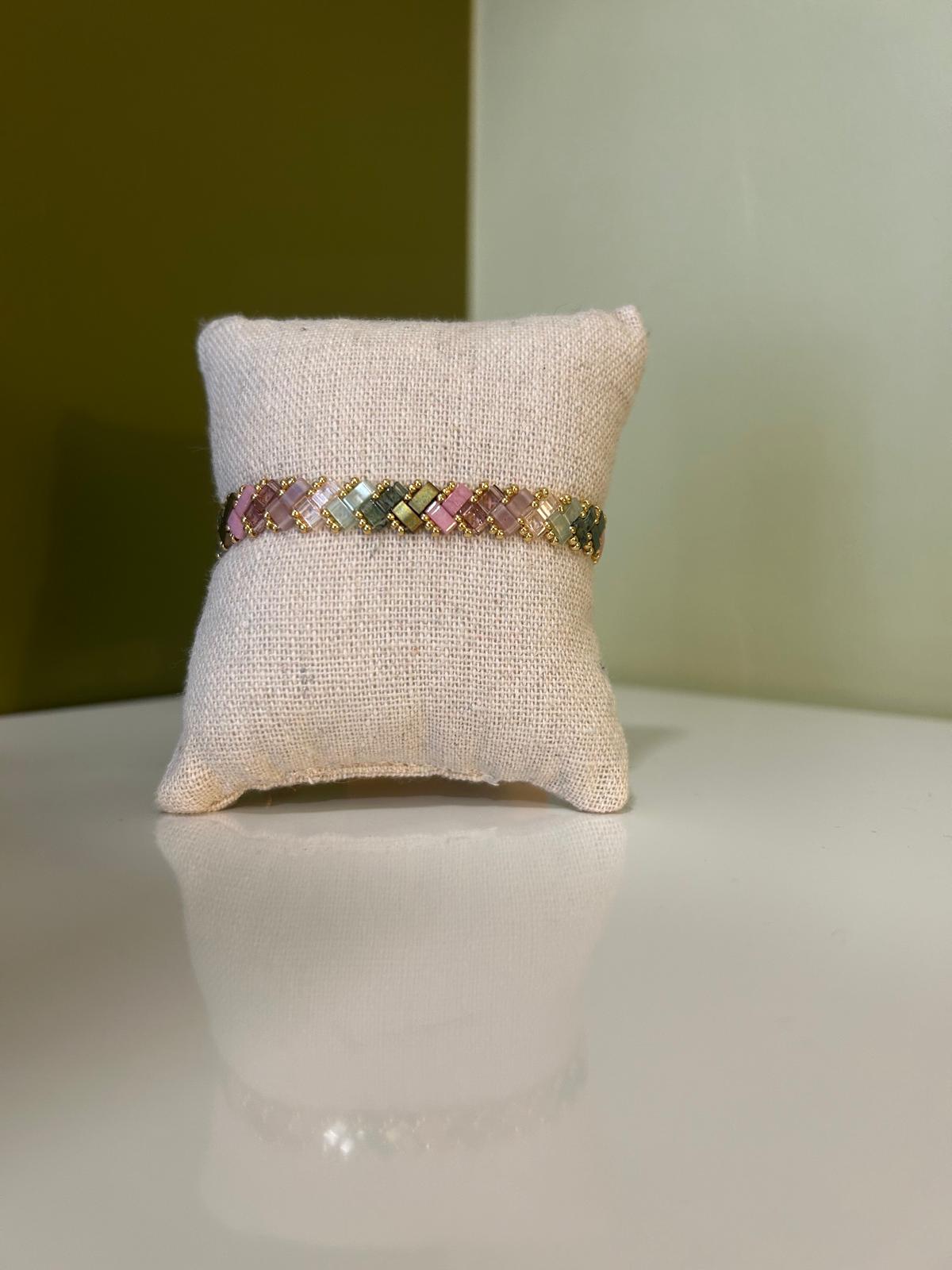 Bracelet 1 Rang - Kaki - Princesse Soleil