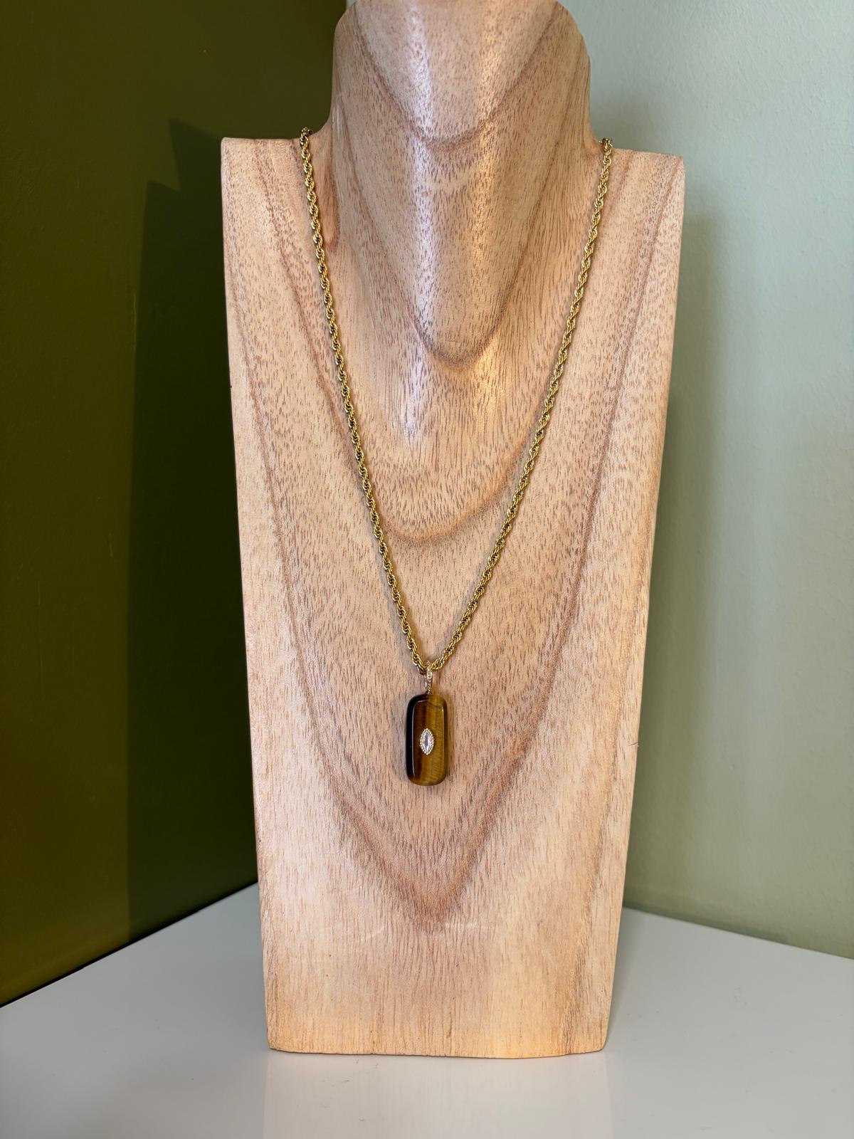 Collier Oeil de Tigre - Coco Loizo