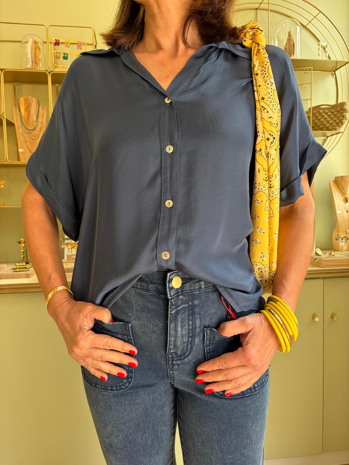 Chemise Évangélina - Denim - Pako Litto