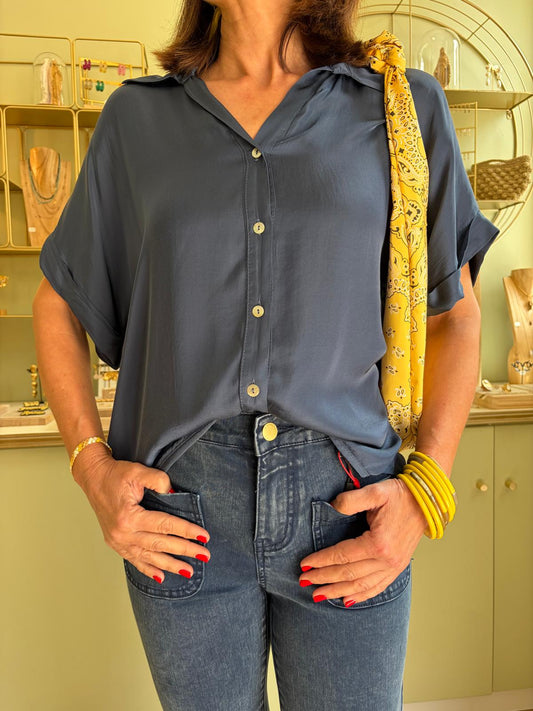 Chemise Évangélina - Denim - Pako Litto