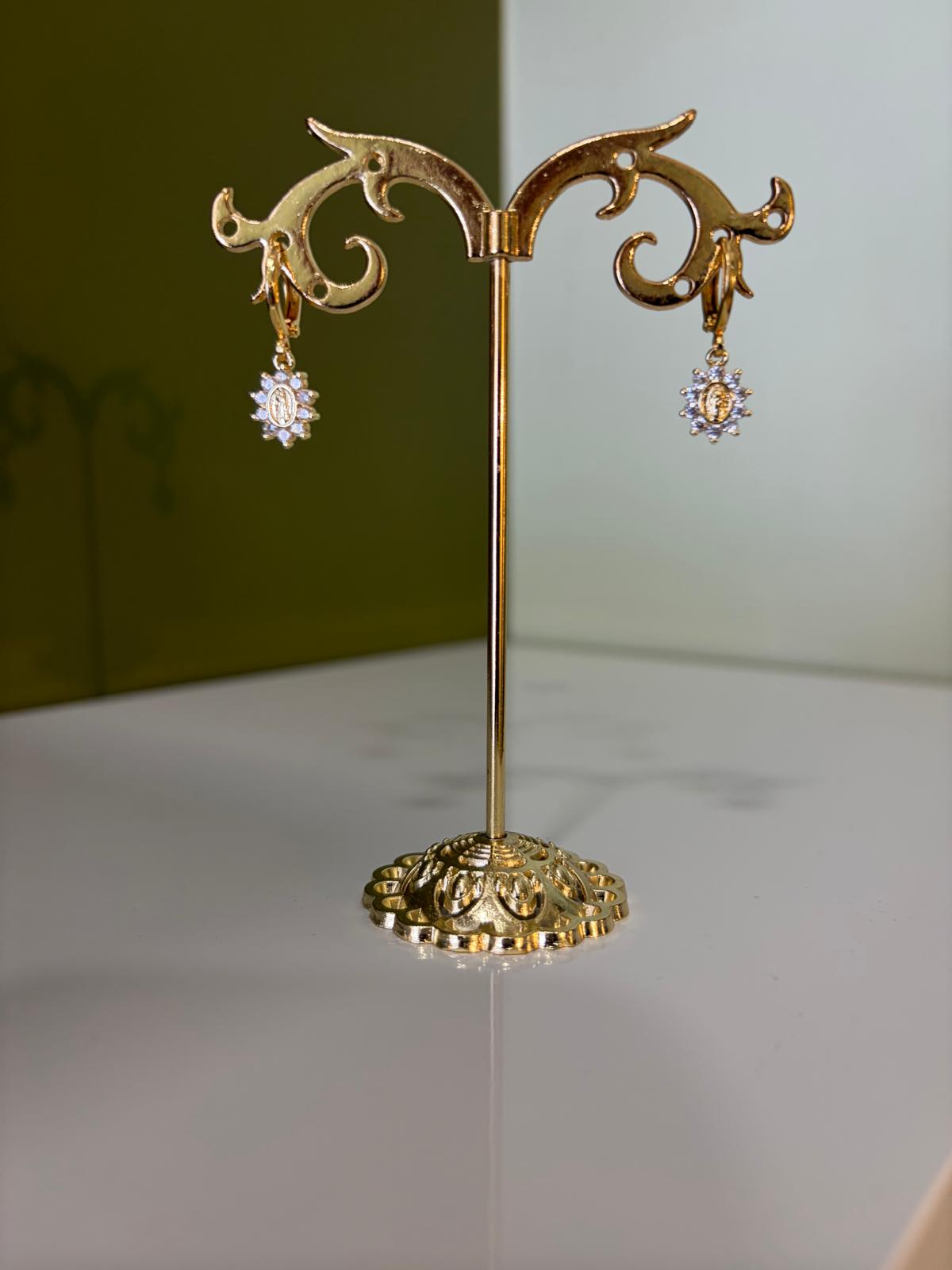 Boucles d'Oreilles Madone - Coco Loizo