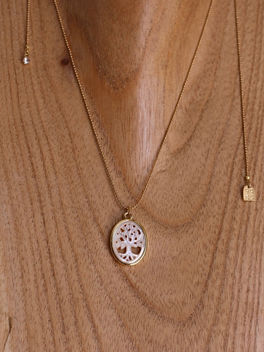 Sautoir Réglable Arbre de Vie - Coco Loizo