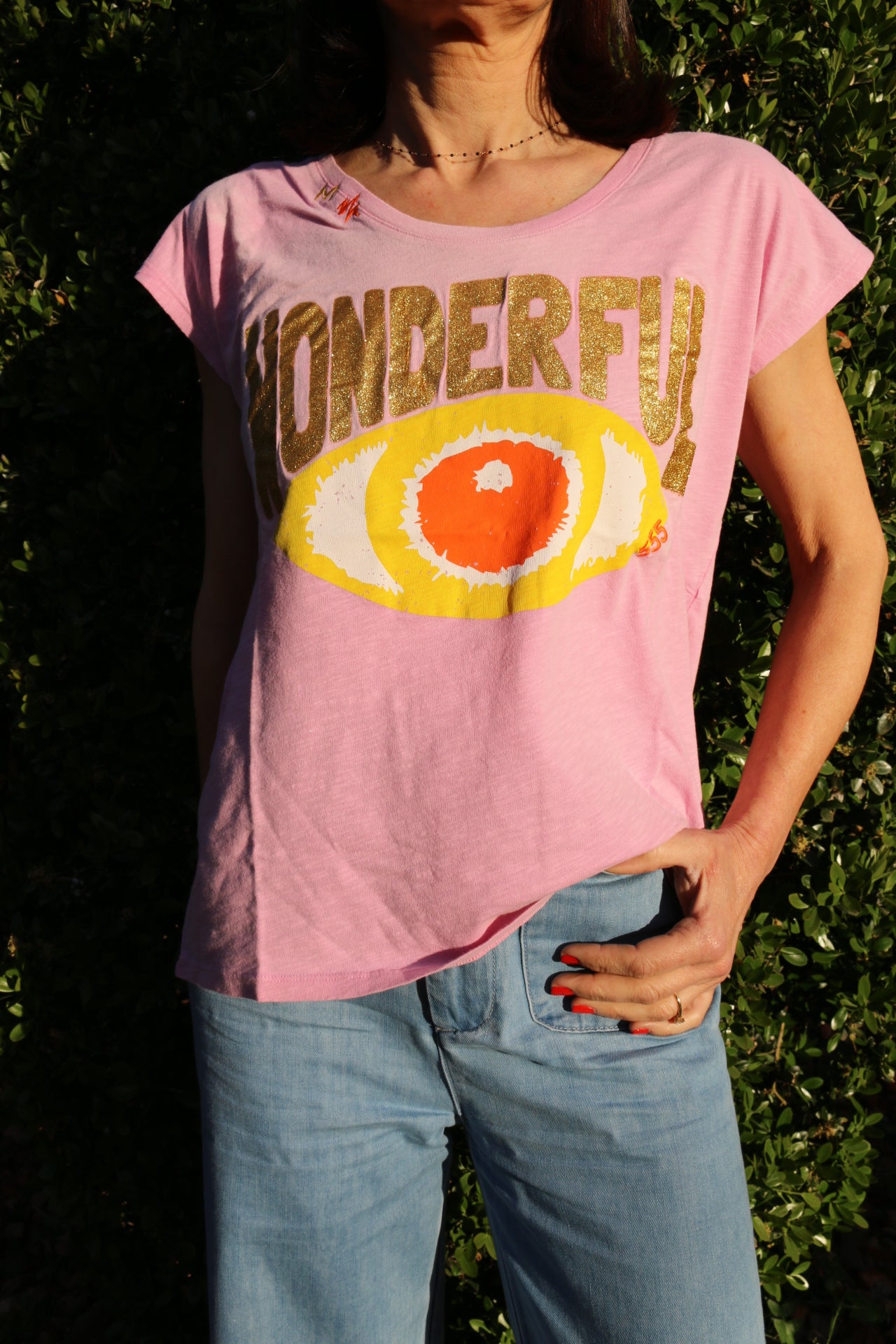 T-Shirt Mazal - Pink - One Tee