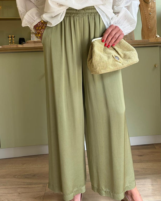 Pantalon 7/8 Florine - Tilleul - Pako Litto