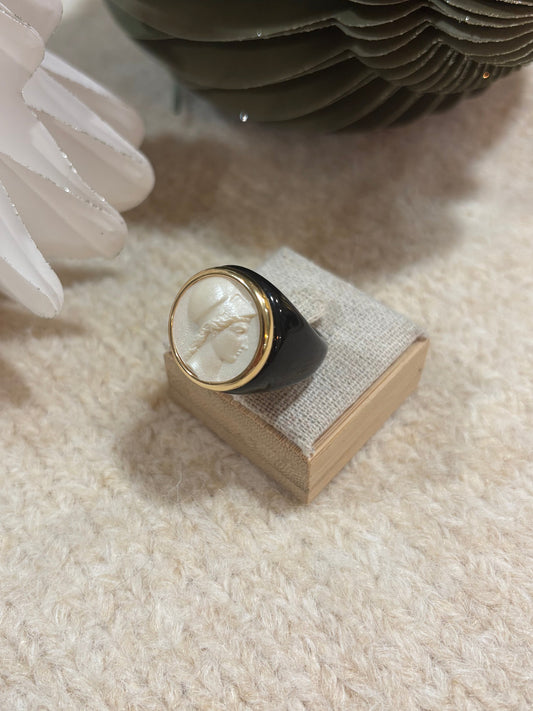 Bague Minerva - Ivoire - Grand Tour Collectiob