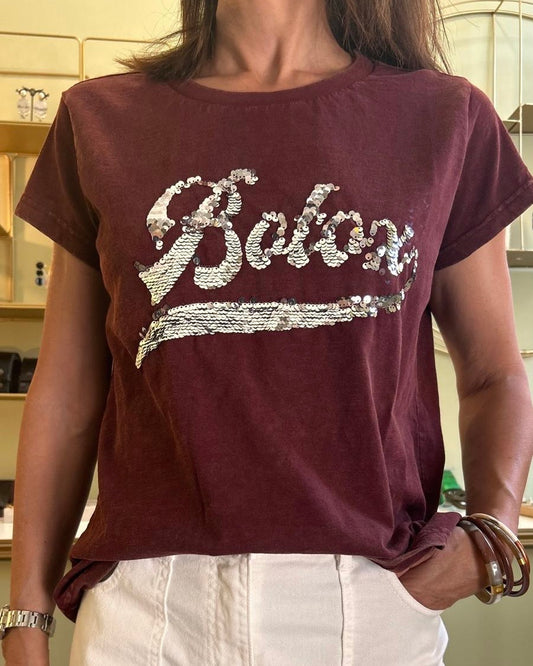 T-Shirt Sia - Burgundy - One Tee