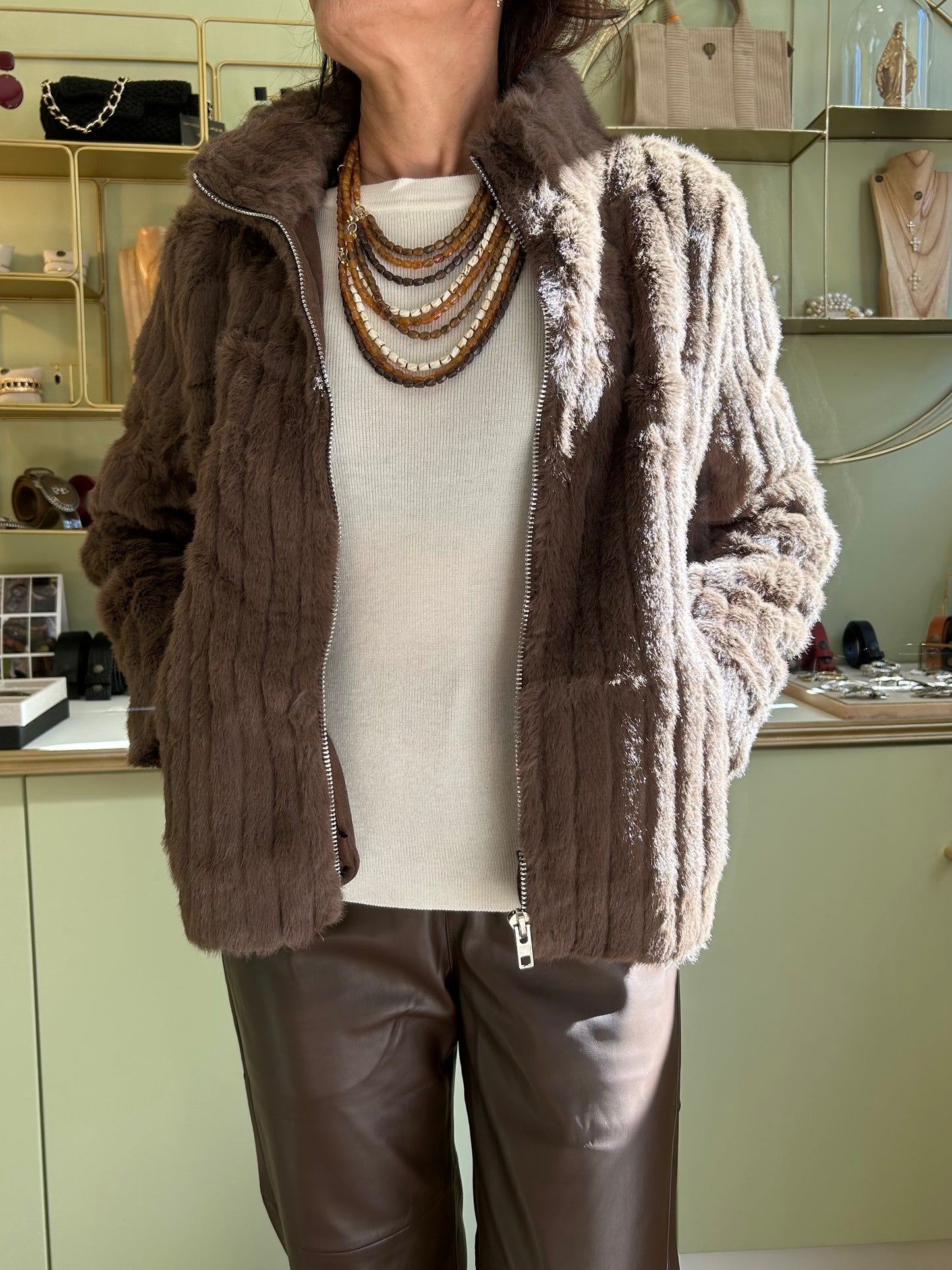 Veste Évangelina - Marron - ArtLove