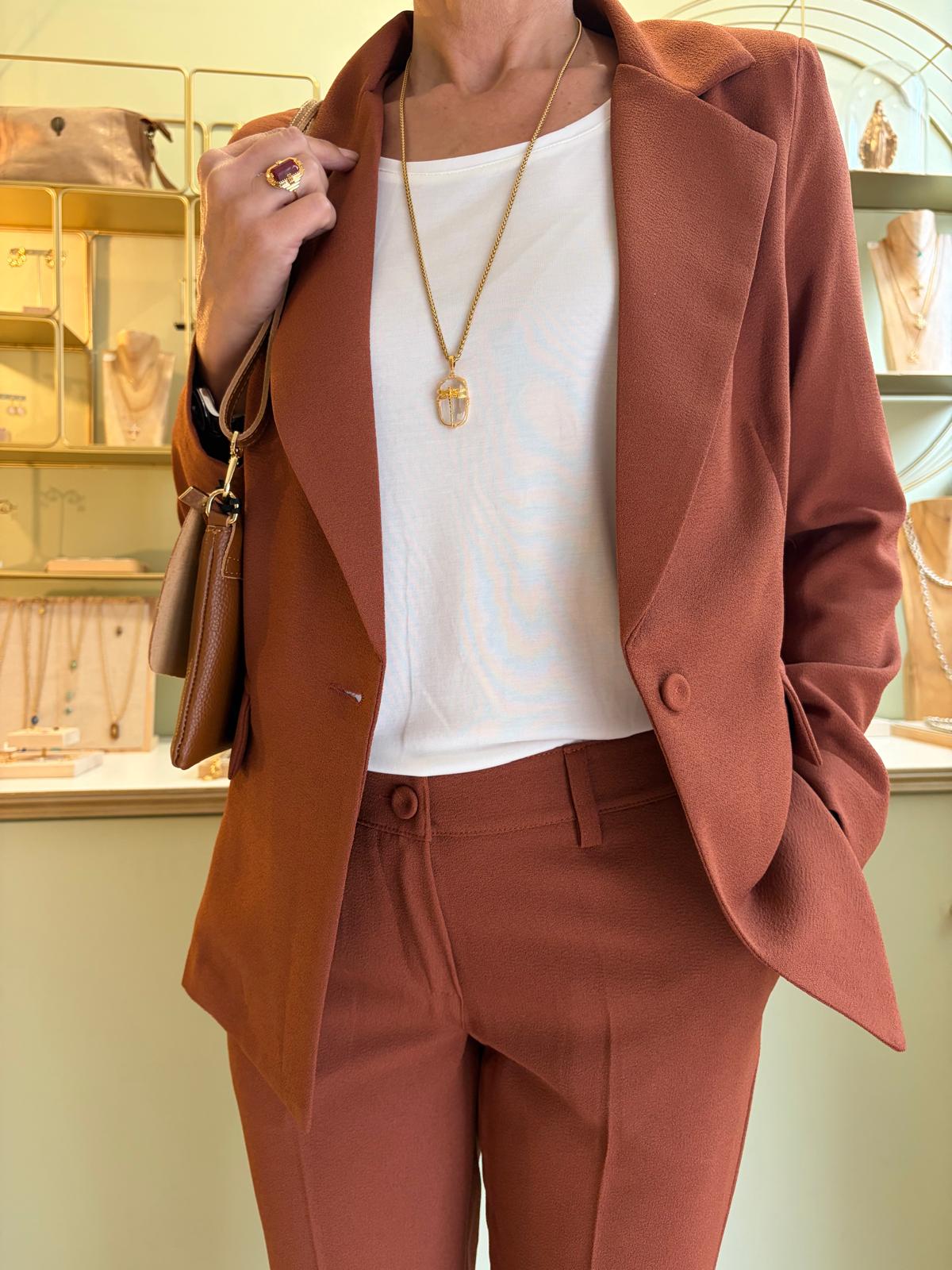 Blazer Oversize Élina - Cannelle - Pako Litto