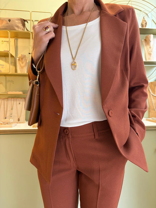 Blazer Oversize Élina - Cannelle - Pako Litto