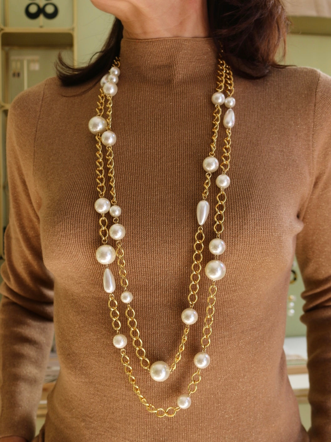 Sautoir Dauphine - Perles - Francine Bramli