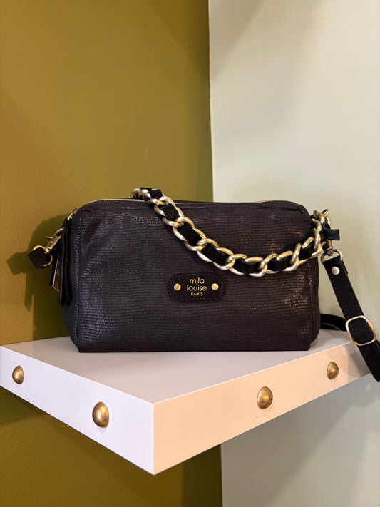 Sac Mama XS - Noir - Mila Louise