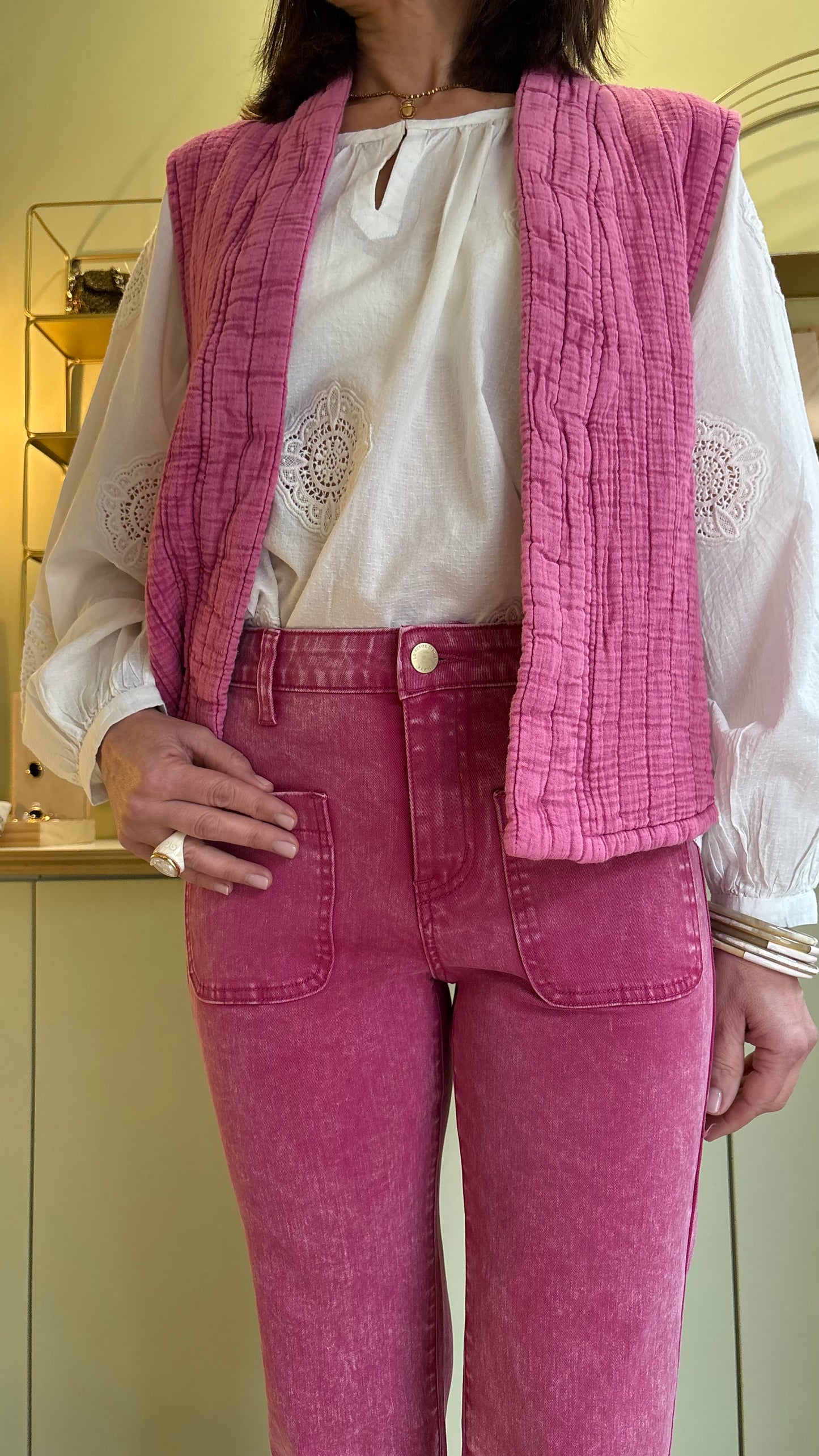 Pantalon Sonny - Framboise - La Petite Étoile