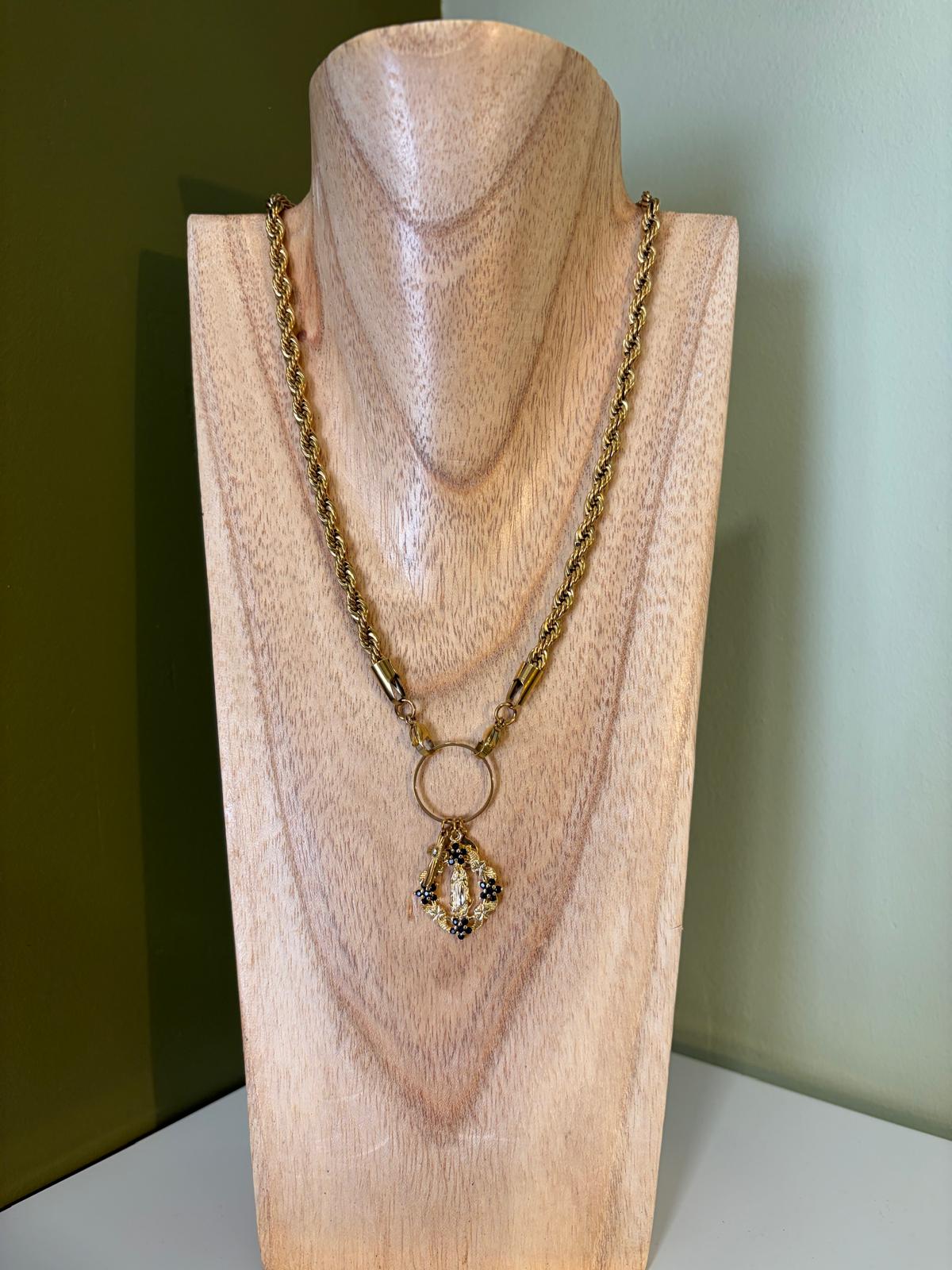 Collier Madone Noire - Coco Loizo